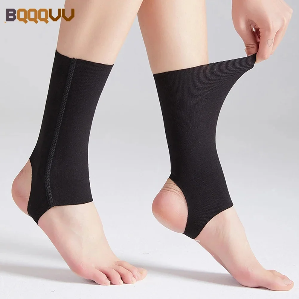 1Paie Sport Ankle Stabilizer Brace, Compression Sleeve Ankle Support Tendon Pain Relief Strap Foot Sprain Injury Wraps Running