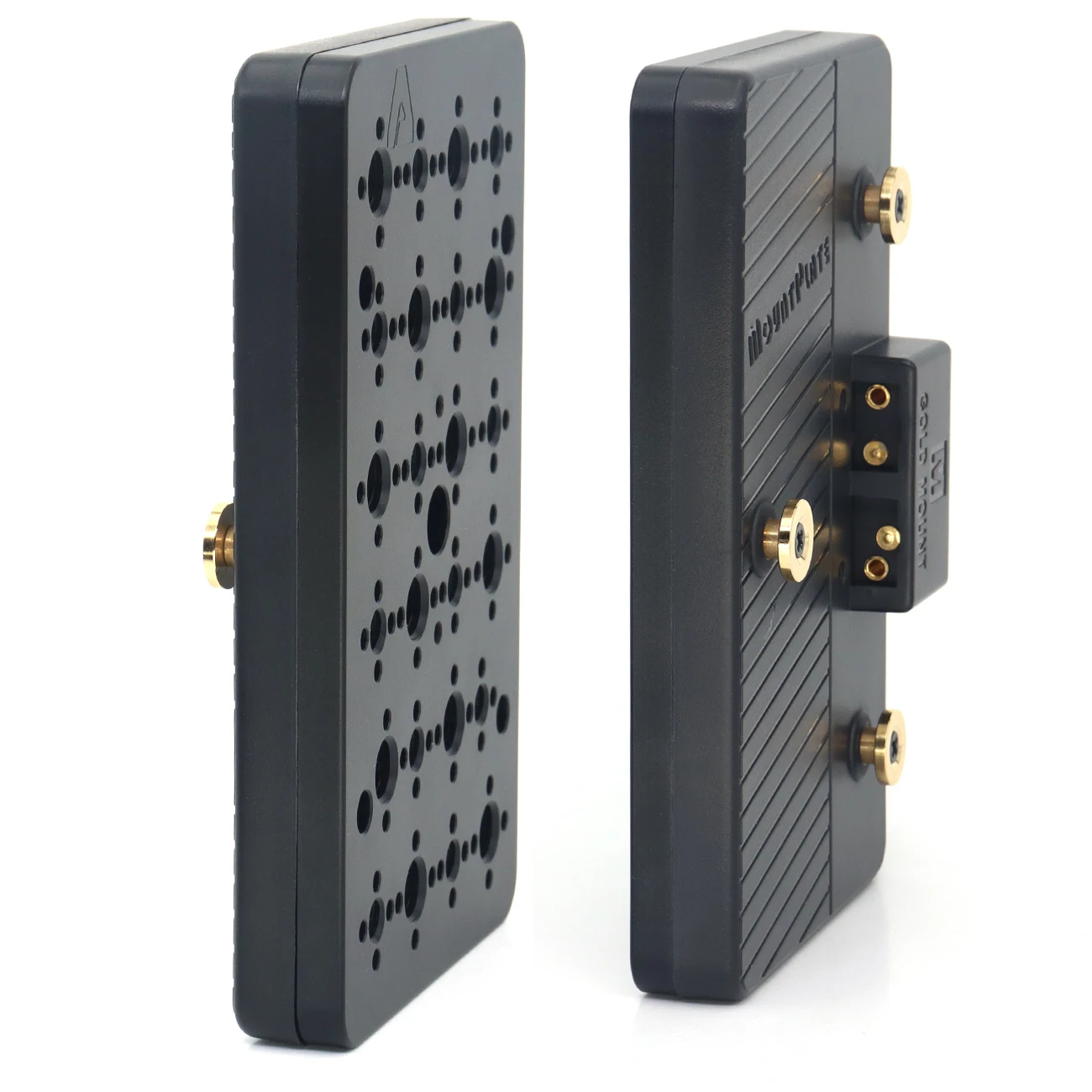 Hot Sale Camera Gold-Mount Battery Expansion Cheese Plate Featuring 1/4 And 3/8 Anti-twist Holes For SONY CANON RED FUJI