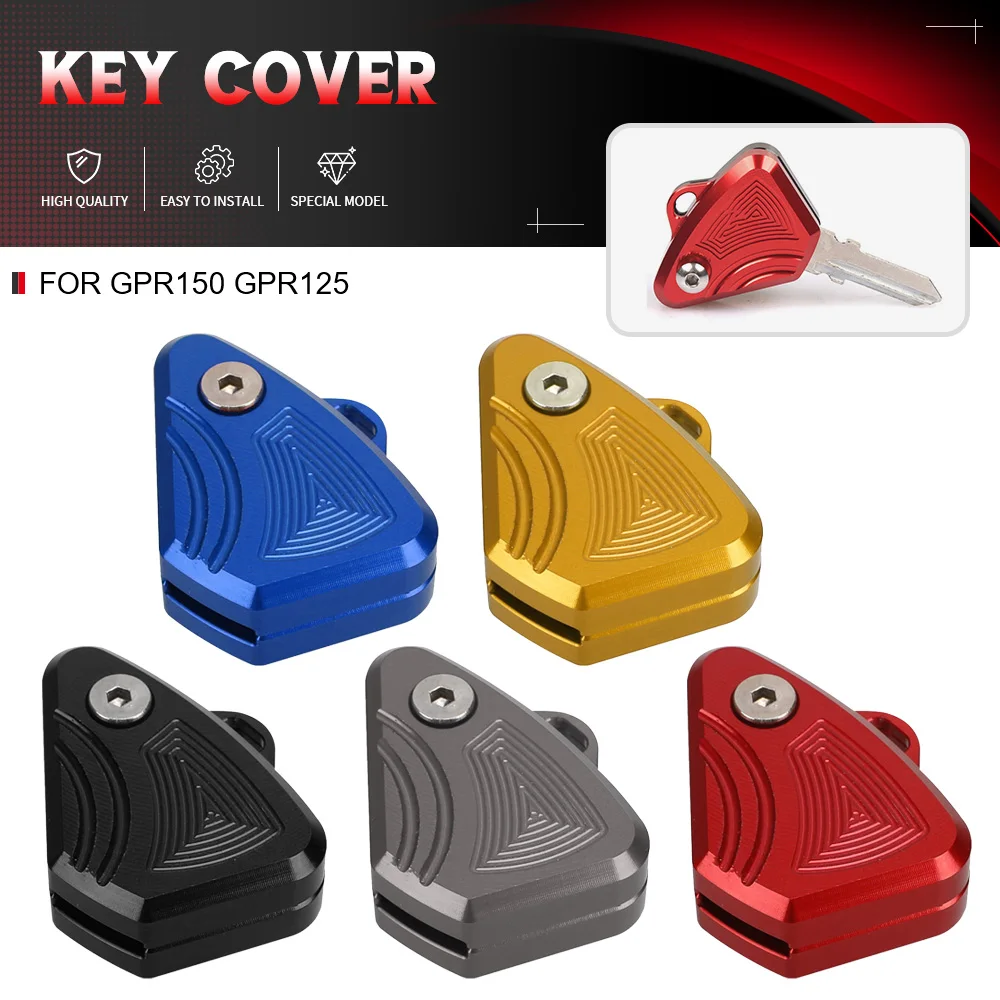 

For Aprilia GPR150 GPR125 GPR-150/125 Motorcycle Accessories Key Cover Cap Keys Case Modification Keys Cap Decoration Lock Cover