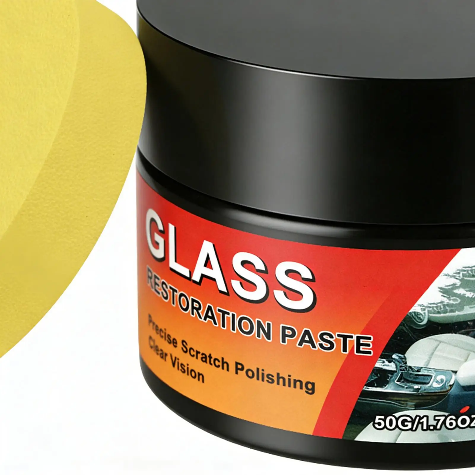 50g Auto Glass Scratch Repair Kit Cleaning Detailing Safe Cleaner Car Windshield Glass Scratch Remover for Sedan Truck SUV RV view 5