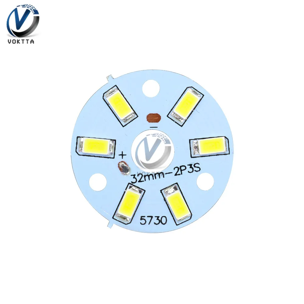 5Pcs 3W 5730 White LED Emitting Diode SMD Highlight Lamp Panel Board SMD Car Interior Dome Light Board LED Panel Lamp