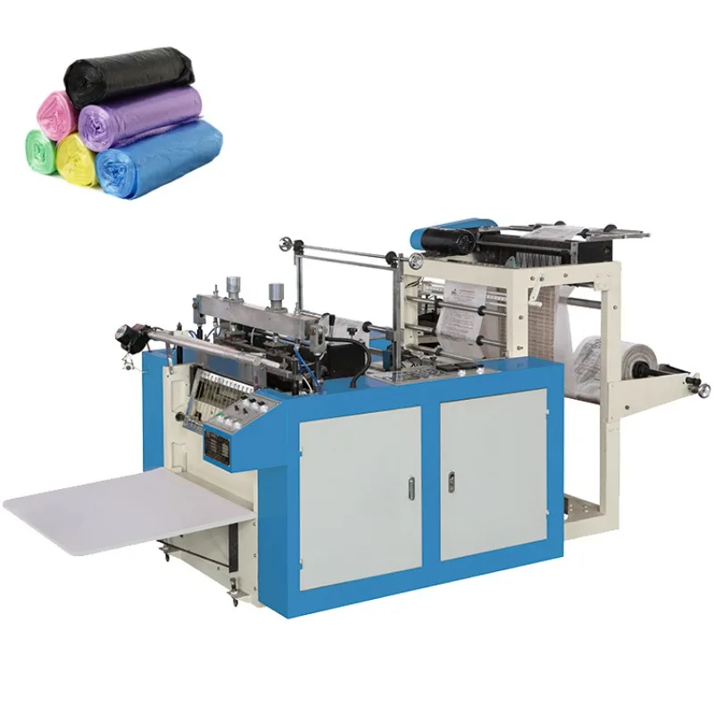 Máquina Perfiladeira De Saco De Lixo De Plástico De Alta Velocidade Automática, PLA Biodegradável, PE, Compras T-Shirt Vest Bag Making Machine