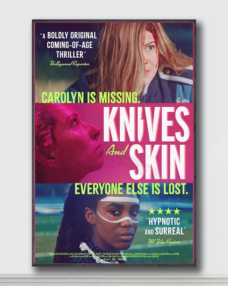 NJ017 Knives and Skin Movie Silk Posters and Prints wall art  Art Poster Home Decor