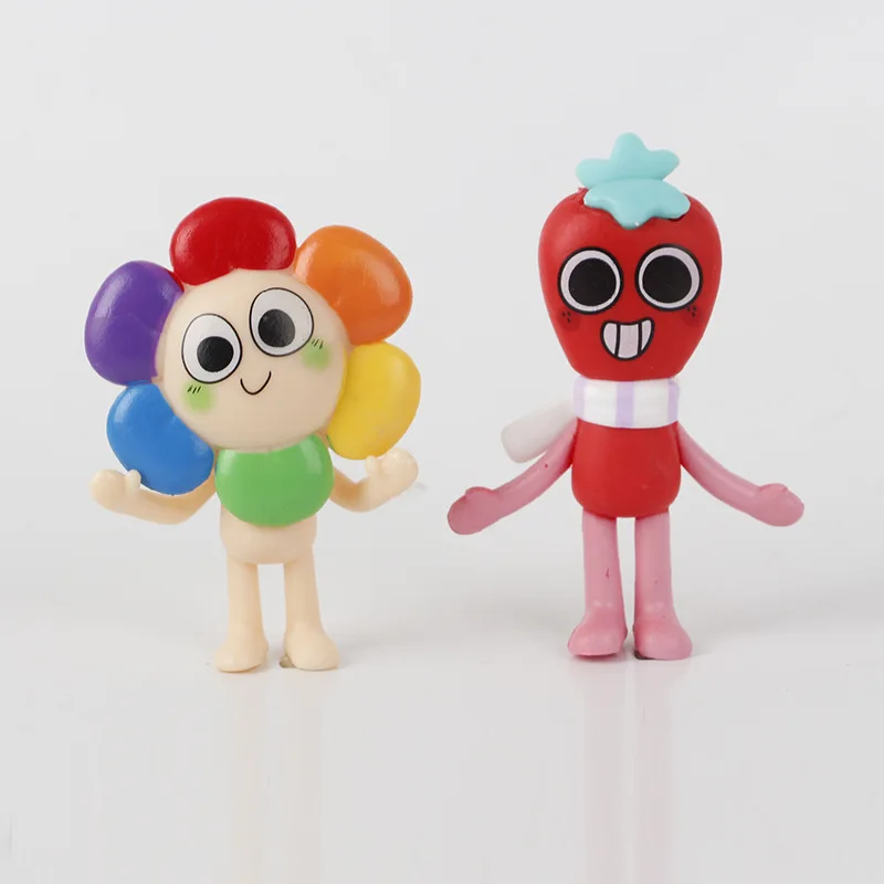 8pcs/set Cartoon Anime Figure PVC Collection Model Cute Doll Toys
