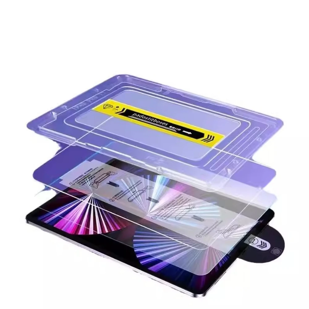 زجاج مقسى لجهاز iPad Air 13 11 5 4 Pro 13 M4 A16 11th 2025 12.9 في واقي الشاشة iPad 10 9 10th 9th Mini 7 6 فيلم فوري