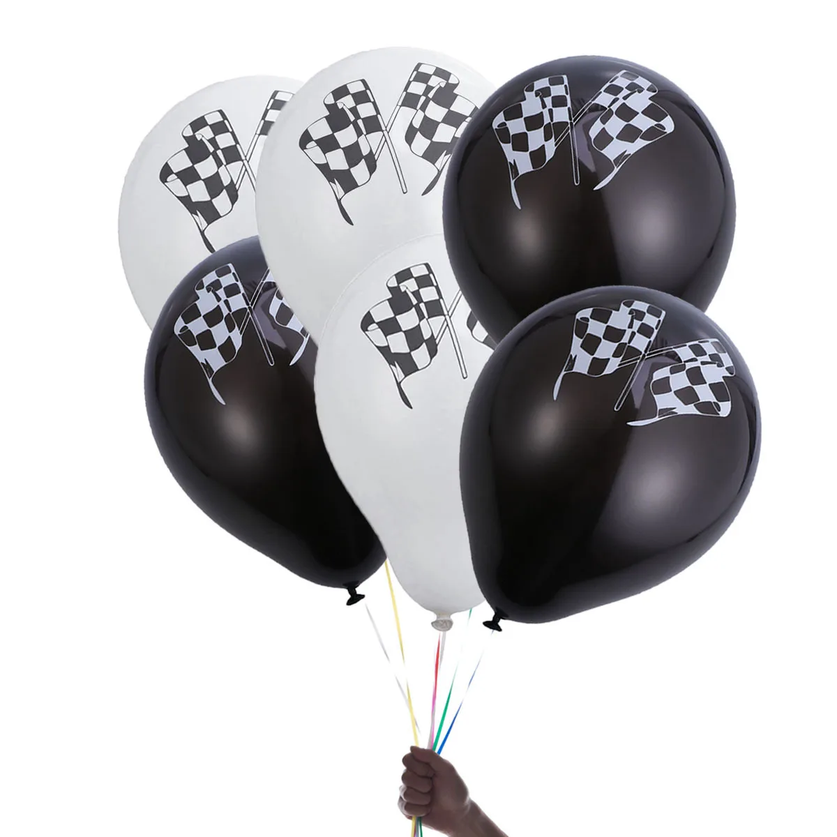 

50Pcs Racing Latex Balloons Premium Material for Car Themed Party Supplies Racing Balloons