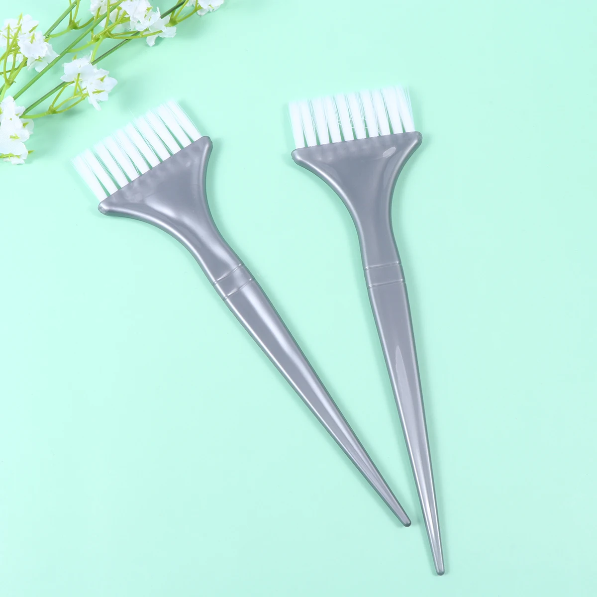 

10 pcs Hair Dye Brush Nylon Bristles Hair Coloring Applicator Salon Home Use Oil Treatment Styling Tool Safe Durable