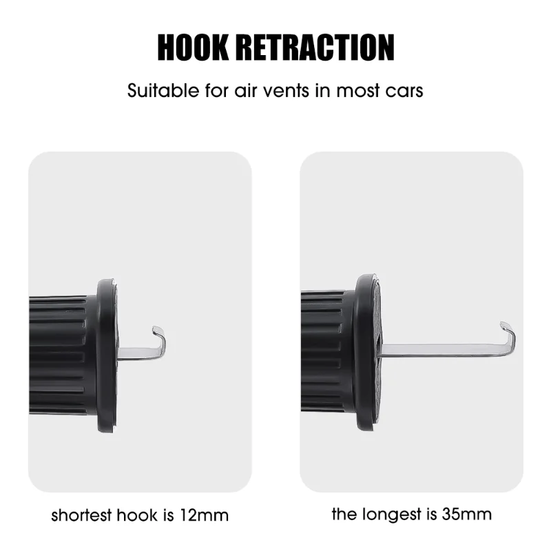 Universele Auto Ontluchter Clip 17Mm Kogelkop Basishouder Voor Auto Mobiele Telefoon Houder Luchtuitlaat Haak Gps Beugel Accessoires