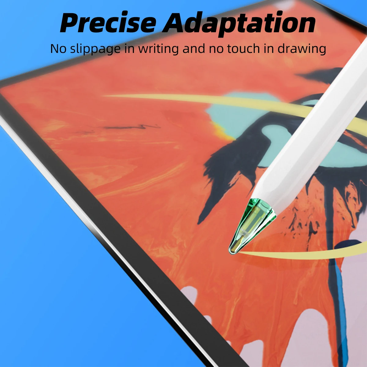 Ponta de substituição colorida para a ponta de lápis de maçã ponta de reposição para o lápis de maçã 1st 2nd generation para a pena de maçã 2nd nib caneta stylus ponta