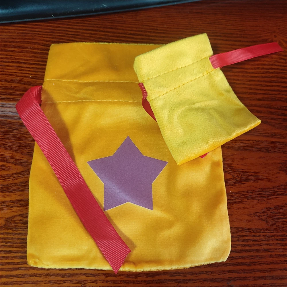 Animal Crossing New Horizons Cosplay Costumes Adult Unisex Short Plush Coin Purse Drawstring Bag Prop Gift ﻿