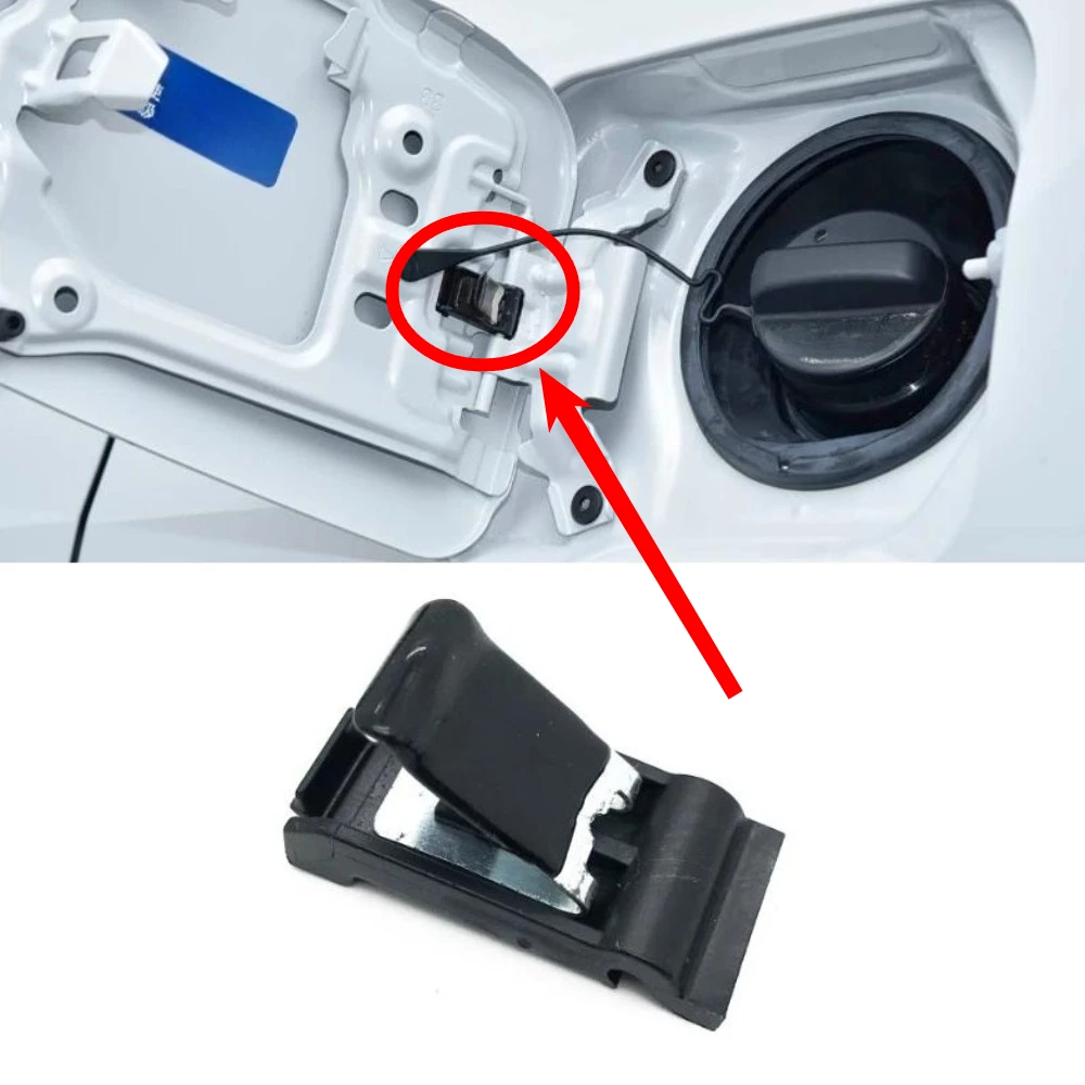 1 Piece Gas Fuel Filler Door Spring Clip for Toyota RAV4 2020-2025 Gas Tank Cap Spring Bracket for Wildlander 77360‑35040