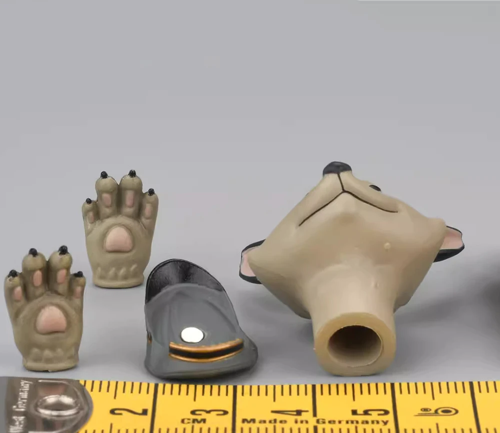 Poptoys Bgs030 Big Head Serie Soldaat Mannelijk Hoofd Beeldhouwen Vos Met Hoed Hand Speelgoed Model Voor 6 "Actiefiguur Verzamelen 1/12