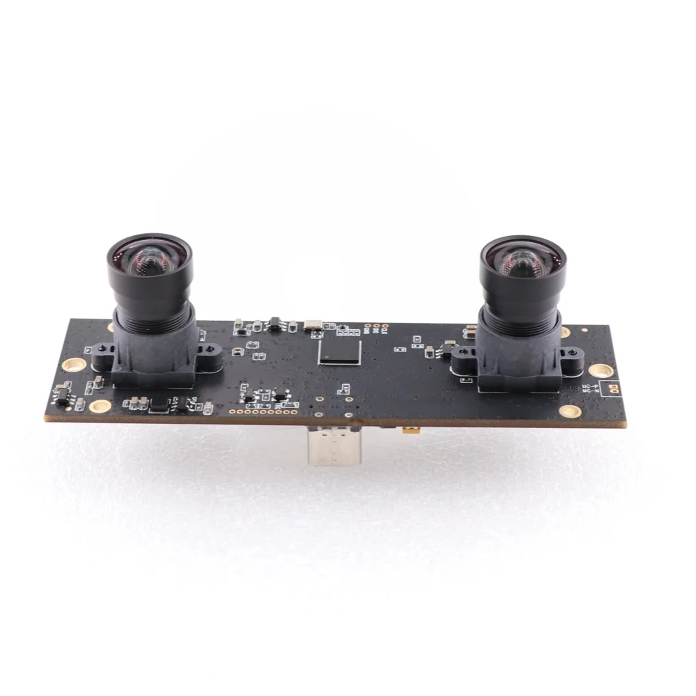10MP USB3.0 Stereo Webcam Synchronization Dual Lens UVC Plug Play Driverless Camera Module