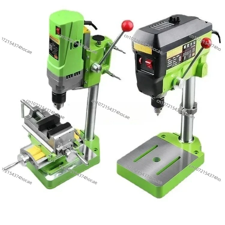 Mini Drill Press 220V Multifunctional Small Industrial Bead Making Tool Adjustable Speed Milling Machine for Home Use