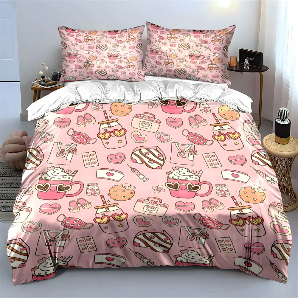 Cute Themed Accessories Set Perfect for Gifting Multiple sizes kid's and adults' bedroom Exquisite 3PC bedding set, gift