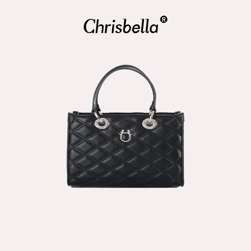 

Chrisbella Xiaoxiangfeng bag, European and American fashion trend diamond chain bag, high-end shoulder messenger bag