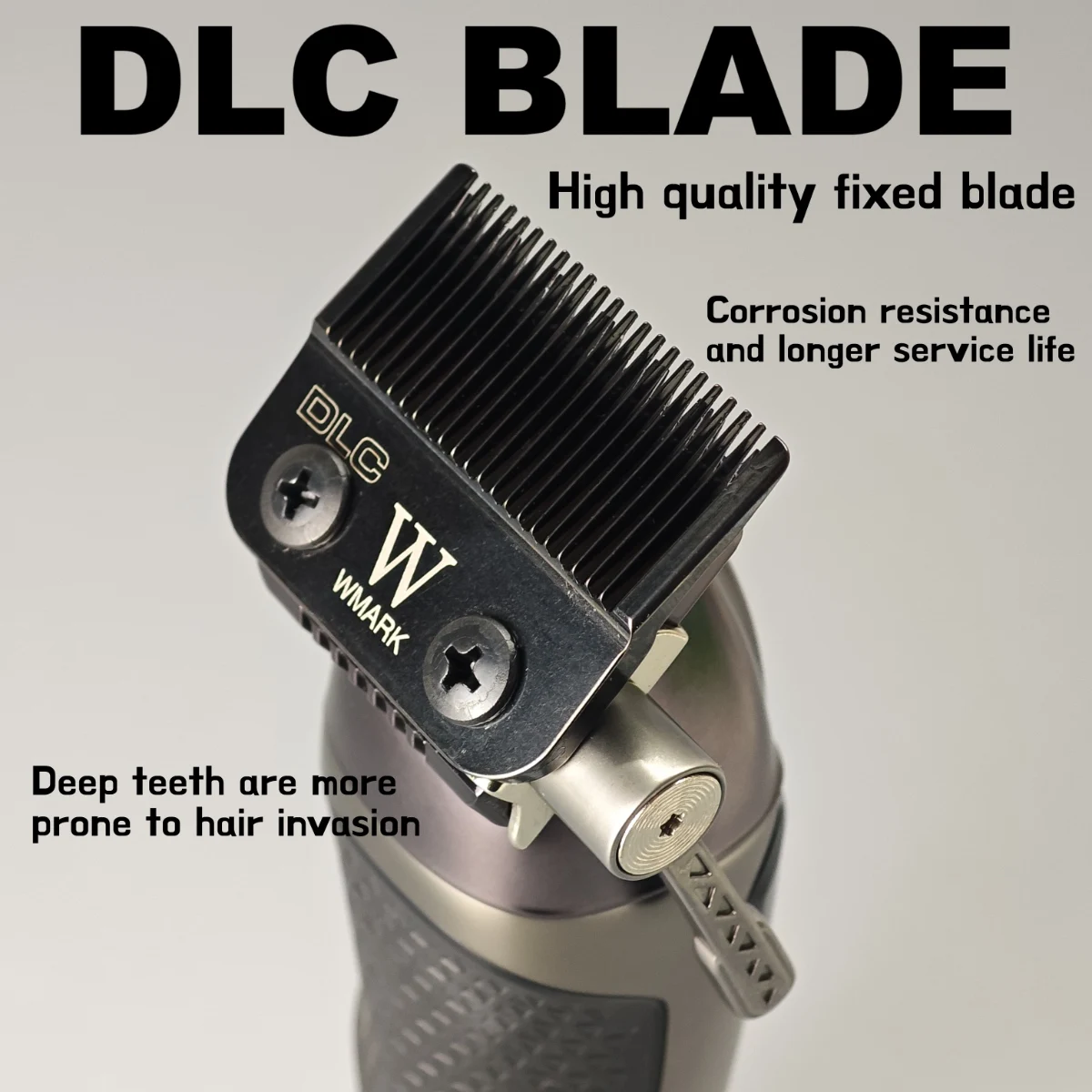 ماكينة قص الشعر الكهربائية الاحترافية WMARK NG 8008 9000 دورة في الدقيقة ماكينة تشذيب الشعر للرجال بقدرة 3200 مللي أمبير في الساعة DLC شفرة منحنية مع قاعدة لصالون الحلاقة #4