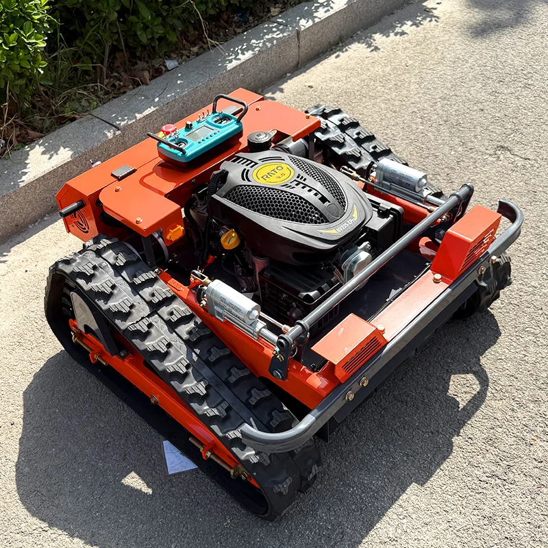 Robot tondeuse à gazon personnalisé à rayon zéro, télécommande, tondeuse à gazon et coupe-arbustes
