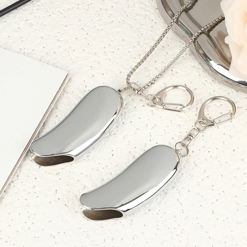 Banana Shape Simple J5  Cover With Keychain And Long Neck Chain Mini Portable  Case For Men Trendy Gift