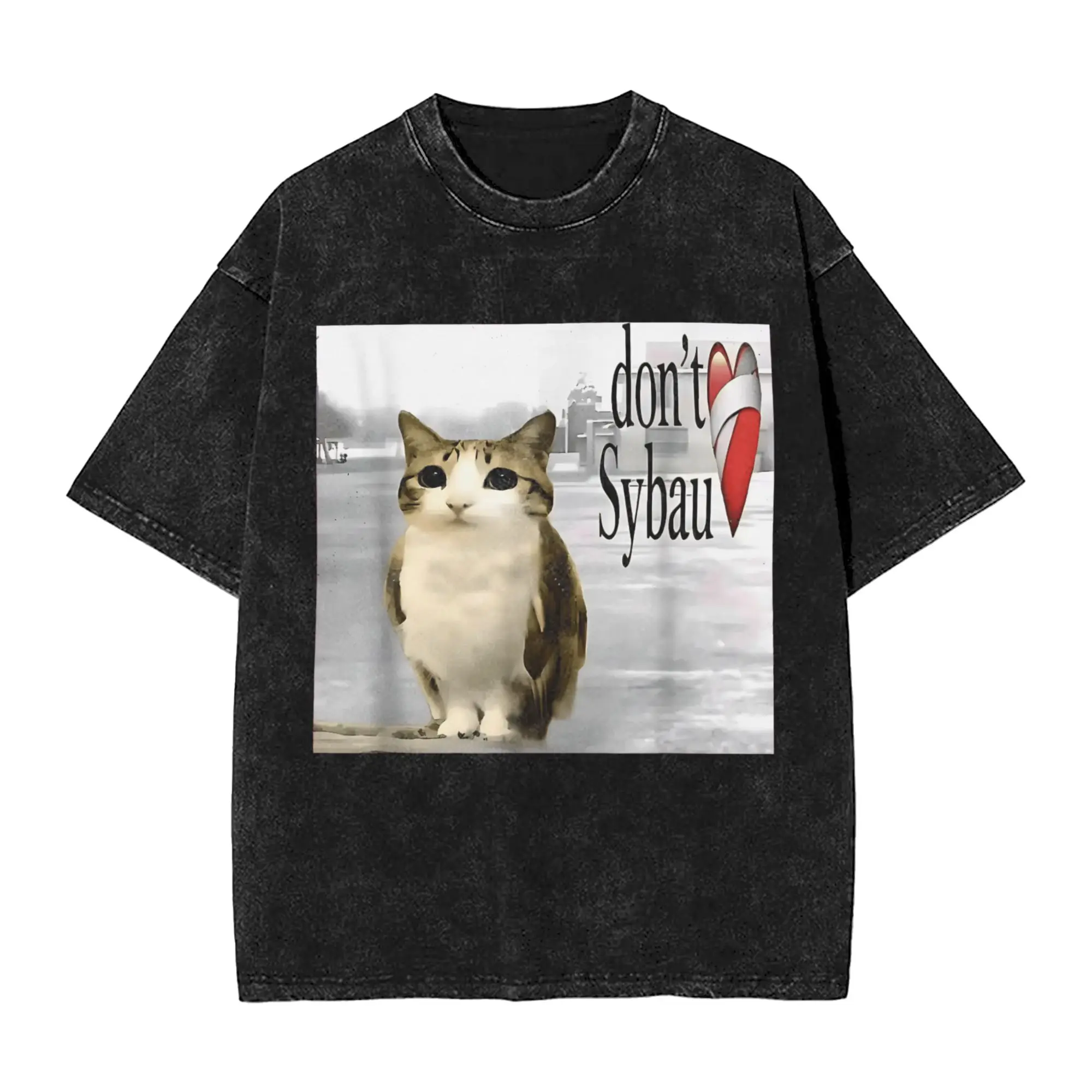 

Забавная футболка с мемом кошки-сова в стиле Brainrot Gen Alpha Meme для мужчин, винтажная, с коротким рукавом, круглым вырезом, из хлопка