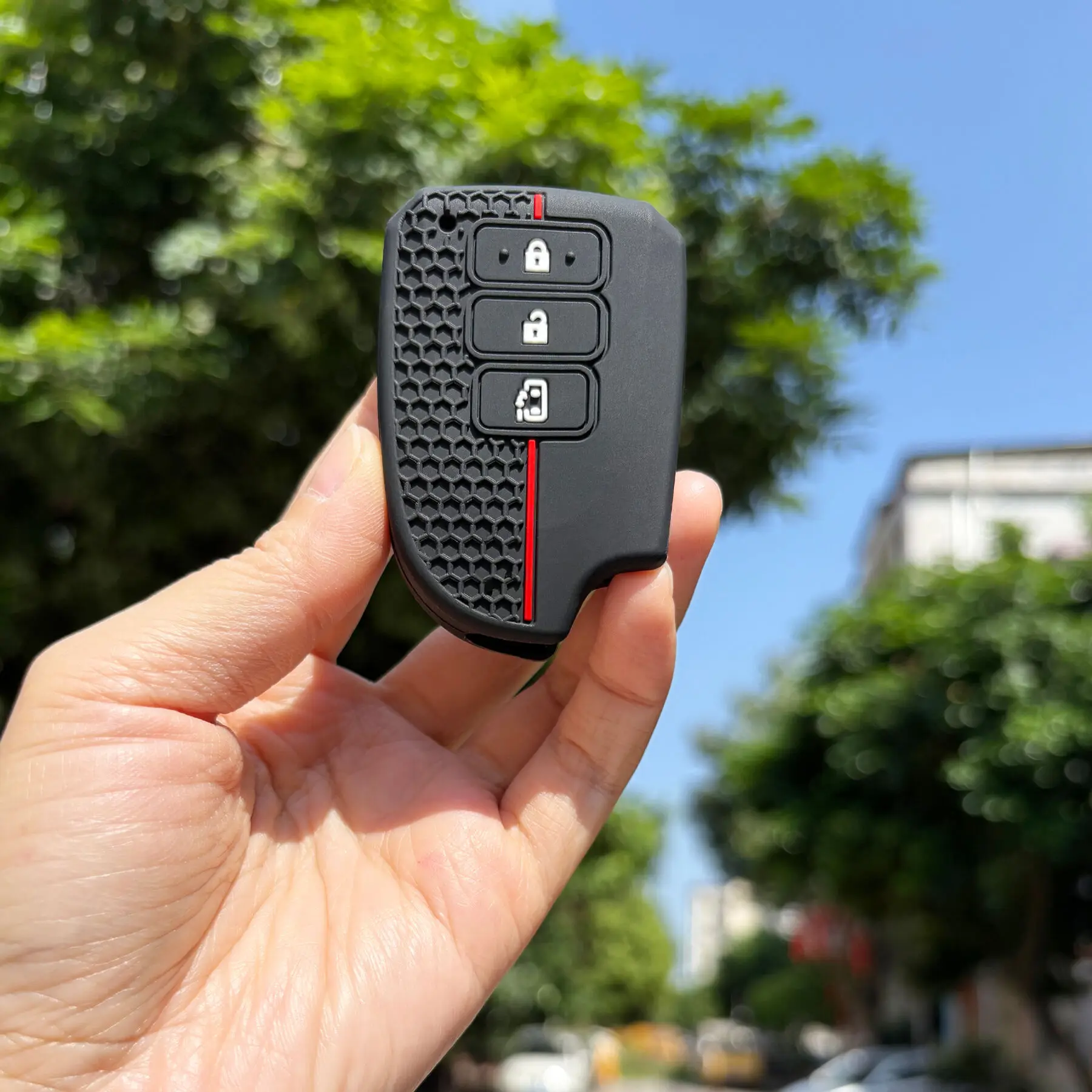 2 3 4 Buttons Soft Key Case Fob For Toyota Spade Hais Yaris HAIs Pakistani Indian Remote Accessories Car Remote Key Cover