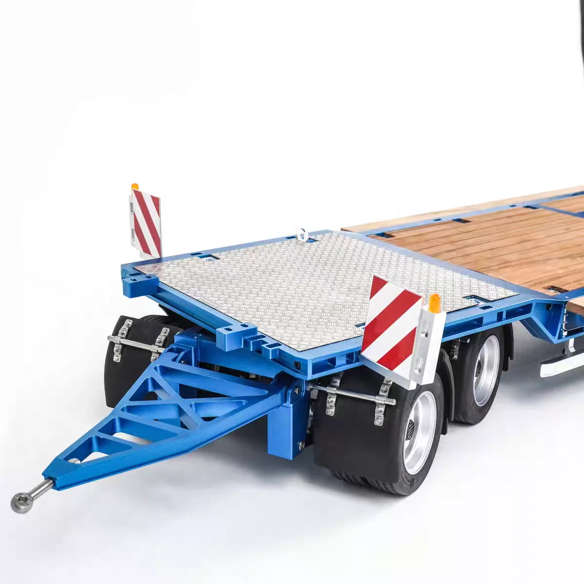 CUT 1/14 full trailer hydraulic model with detachable tailgate, fully CNC custom model