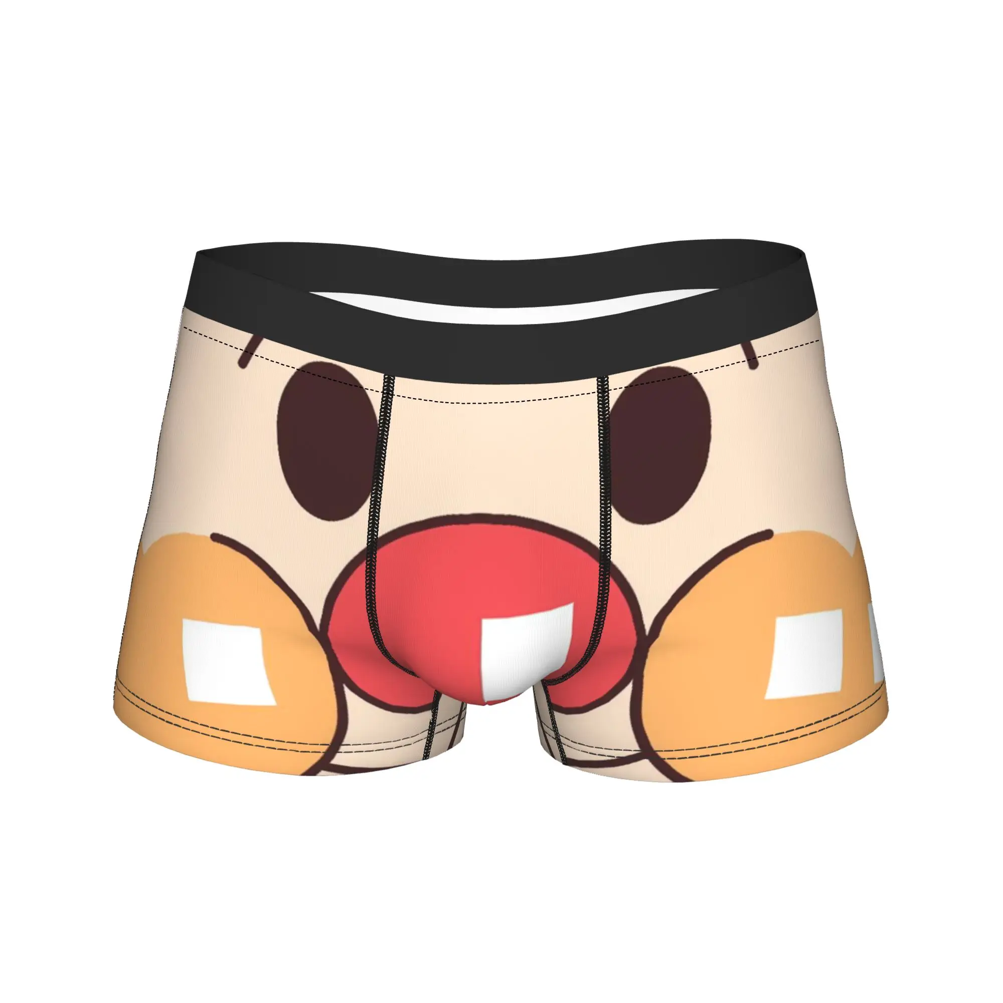 

Baikinman Anpanman Boxer Shorts Pouch Underwear Trenky Pattern Shorts Briefs Breathable Men's Underpants Plus Size
