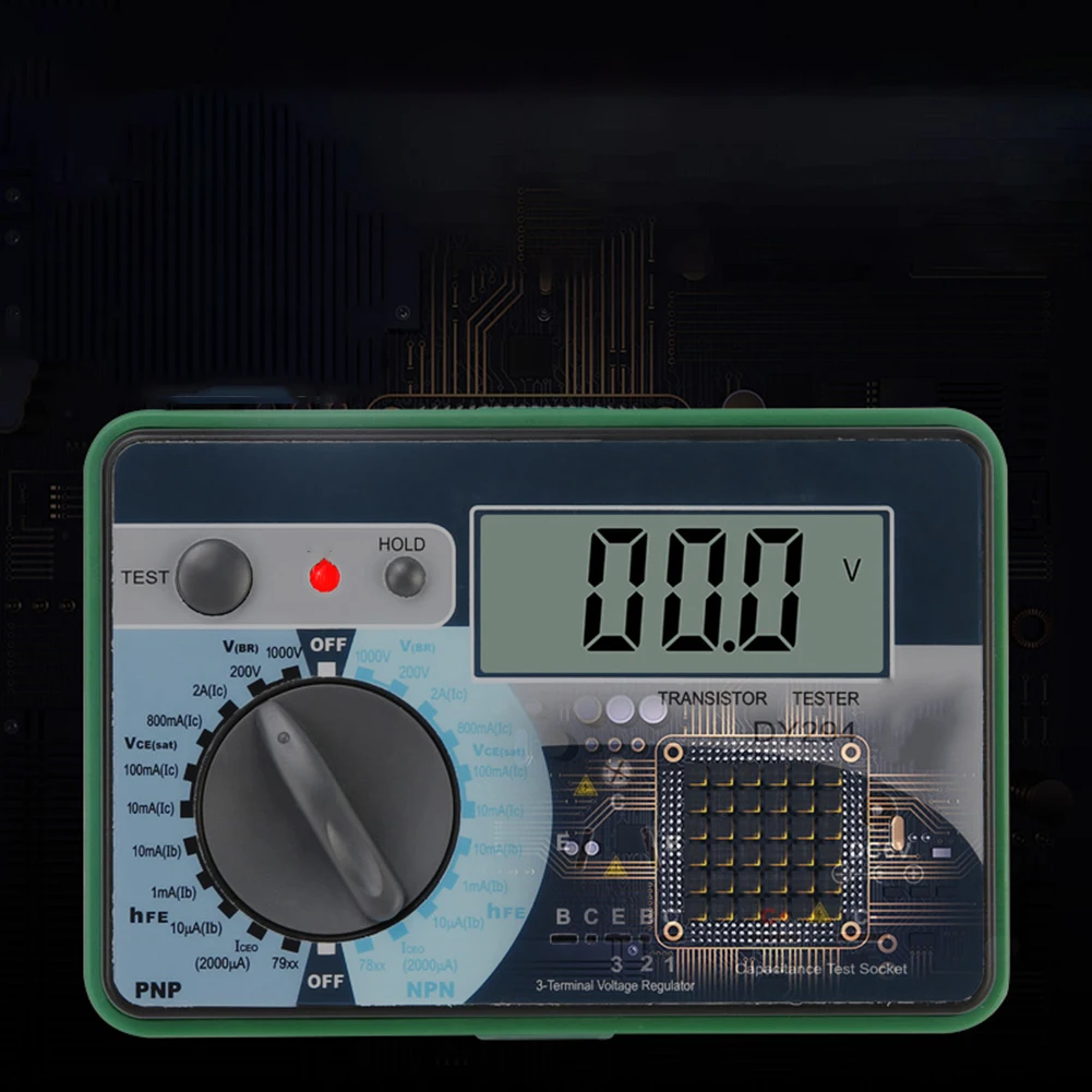 For DIY Electronic Projects Digital Transistor Tester Voltage Regulator Tester Battery Tester Semiconductor Device Testing