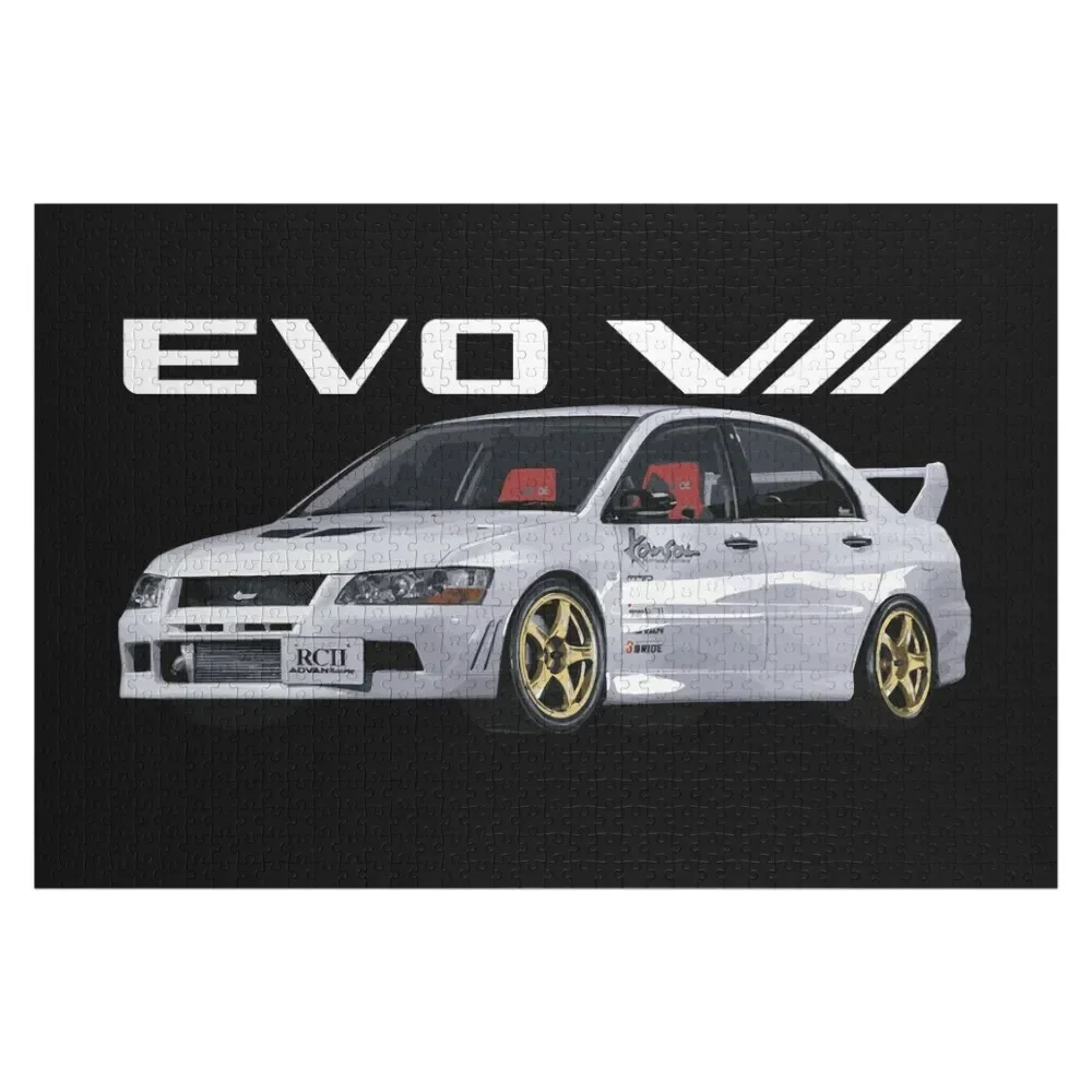 EVO 7 ADVAN RGII KANSAI HKS SERVICE TUNED Jigsaw Puzzle Novel Toys For Children 2022 Photo Personalized Gifts Custom Puzzle