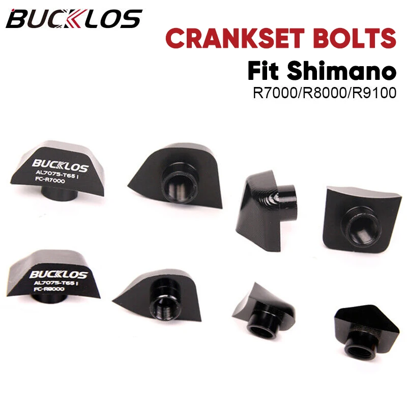 

BUCKLOS Chainring Bolts Bike Crankset Screws for SHIMANO 105 Crankset R7000 R8000 R9100 Fit Deore Mountain Bike Chainwheel Bolts