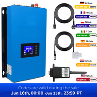 1KW 2KW On Grid Tie Solar Inverter 1000W 2000W for Solar Panel and Battery with Limiter and WIFI Plug DC 22-65v 45-90v 60-110v