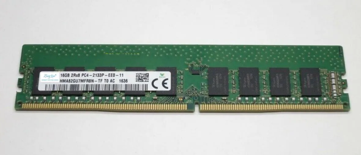 

For 16G 2RX8 PC4 2133P pure ECC server HMA82GU7MFR8N-TF 16GB