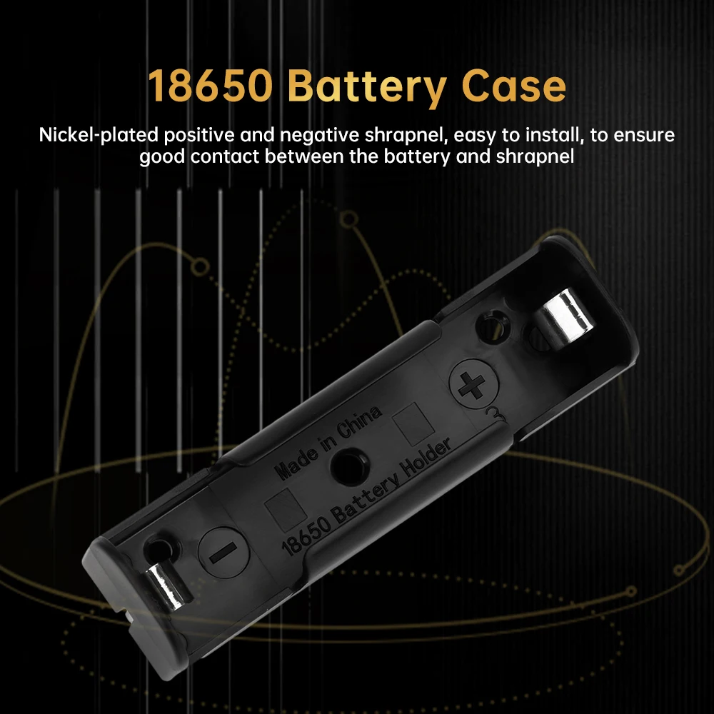 18650/21700 Battery Case 1/2/3/4 Section Battery Holder PC+ABS Fireproof Material DIY Power Bank Accessory Box Contains Shrapnel