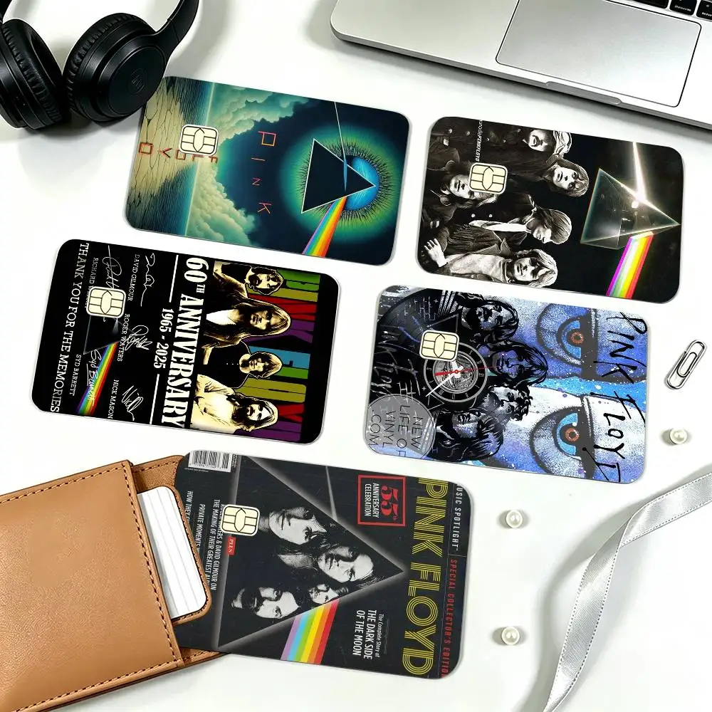 Rock P-Pink F-Floyd  Credit Card HD Stickers Small Chip Waterproof Sticker Game Card Decal Gift