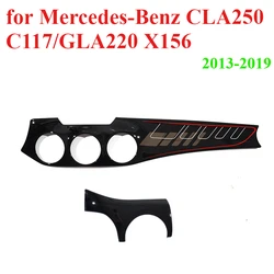 Dashboard decoration for Mercedes-Benz CLA250 C117/GLA220 X156/CLA 45 air outlet cover dashboard center control panel sticker