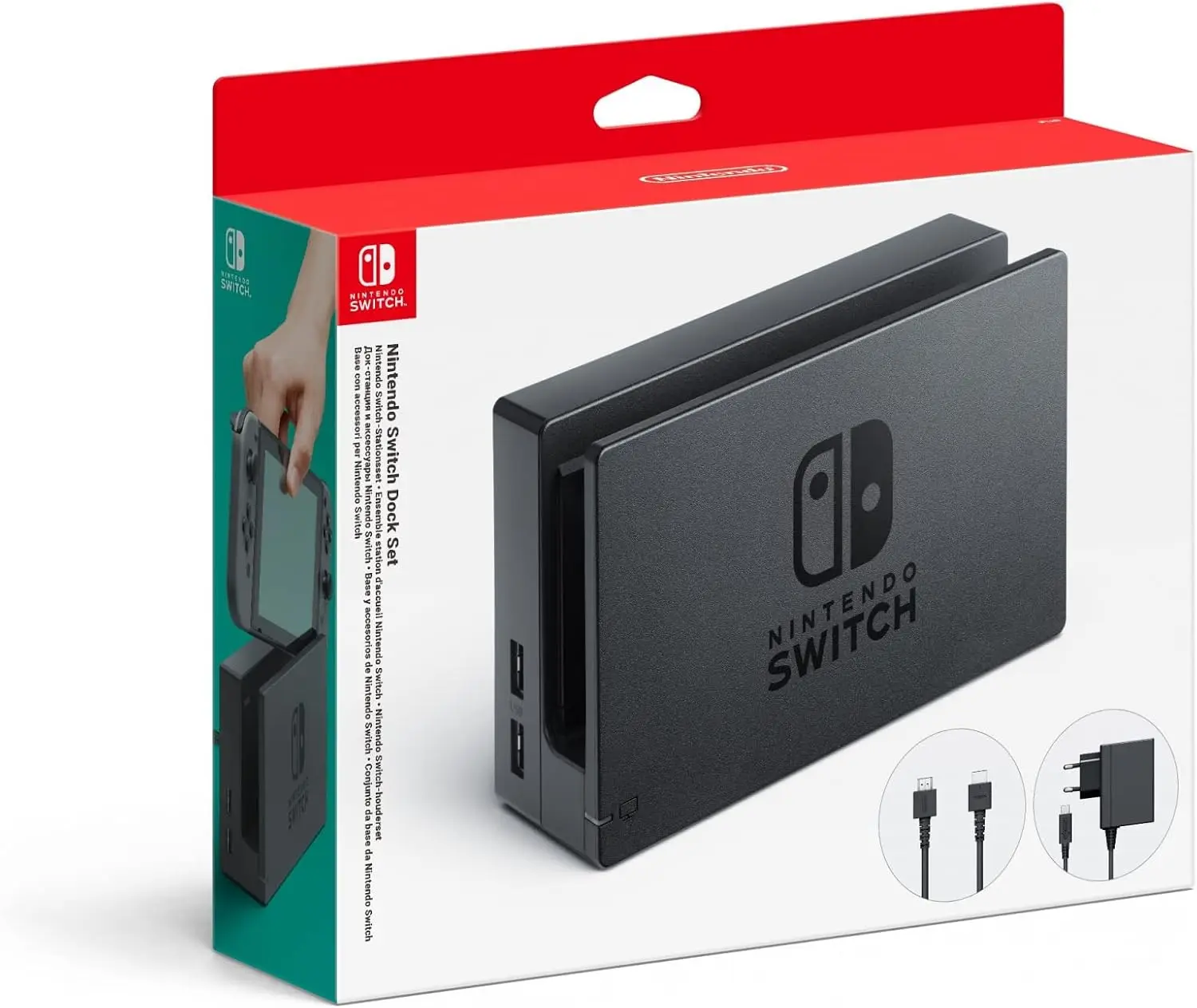 De originele set Nintendo Switch dockingstations – stabiele docking, opladen en HDMI-uitvoer in één, perfect voor tv en reizen.