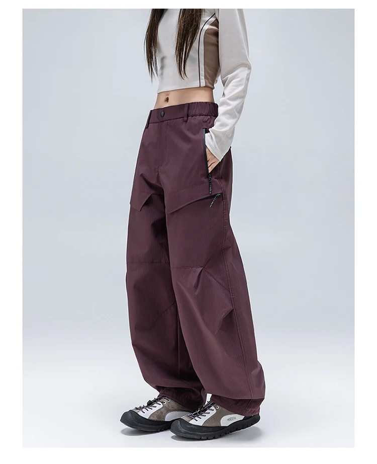 Outdoor Teflon Wasserdichte Cargohose - Unisex Amerikanischer Workwear-Stil Gerade Passform Wanderhose für den Herbst – Detail 13