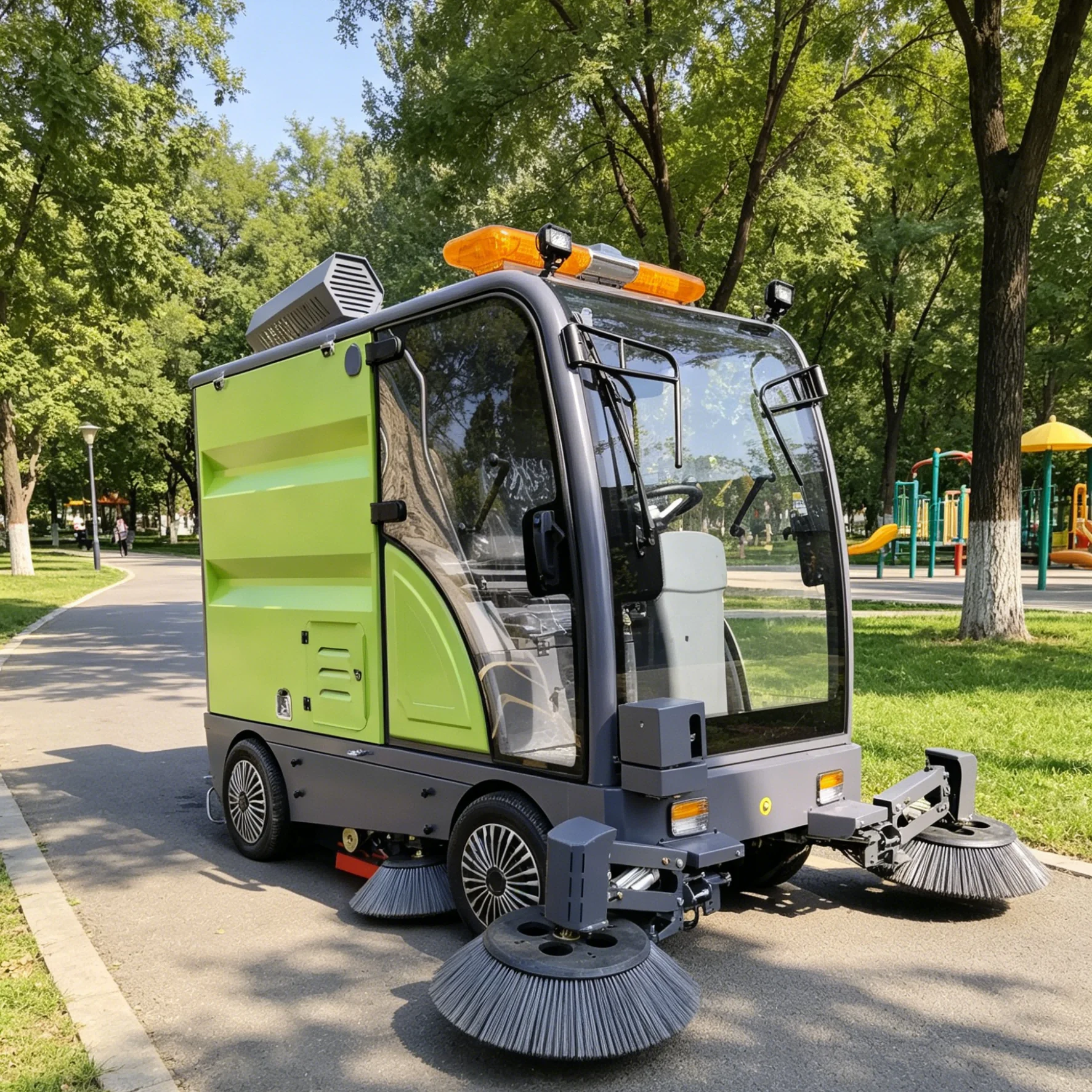 Customized Factory Direct Supply Customizable New Energy Pure Electric Road Sweeper Suitable For Urban Main Roads 1 Year Warrant
