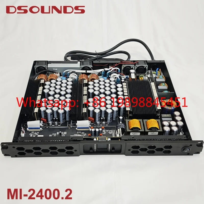 Power Amplifier Professional Audio 2400.2 Power Amplifier 2 Channel High 2x2400W for Professional Audio System