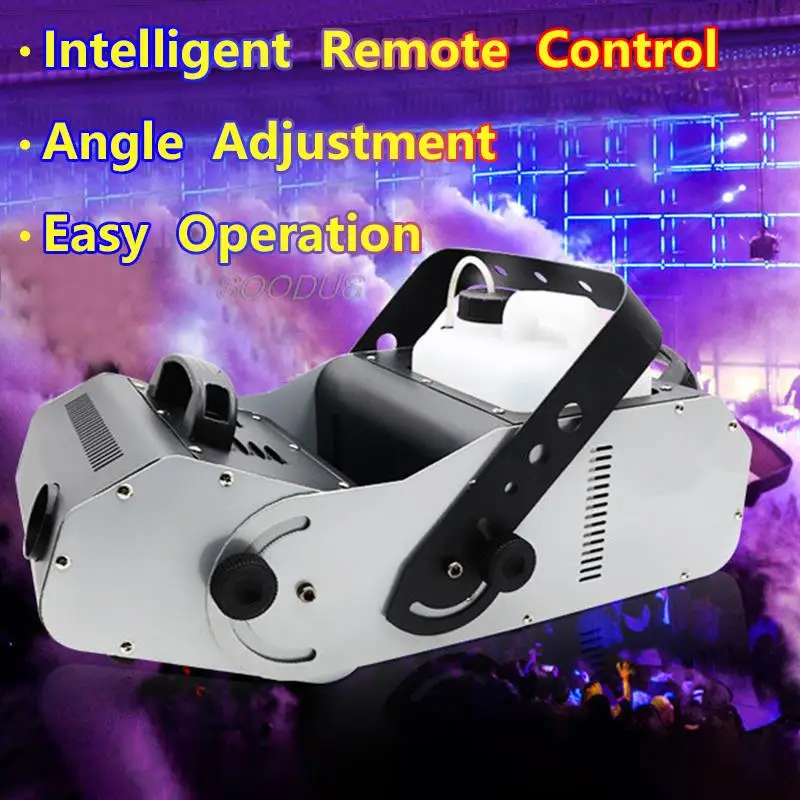 2000W DMX Smoke Machine Low Lying Ground Emitter Mist Fogger Wedding Party Stage Disco DJ Bar Wireless Fog Machine