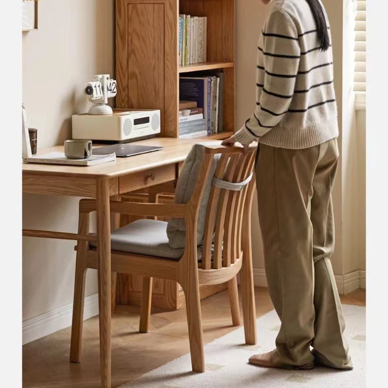 

Solid wood chair winter and summer comfortable soft bag study home