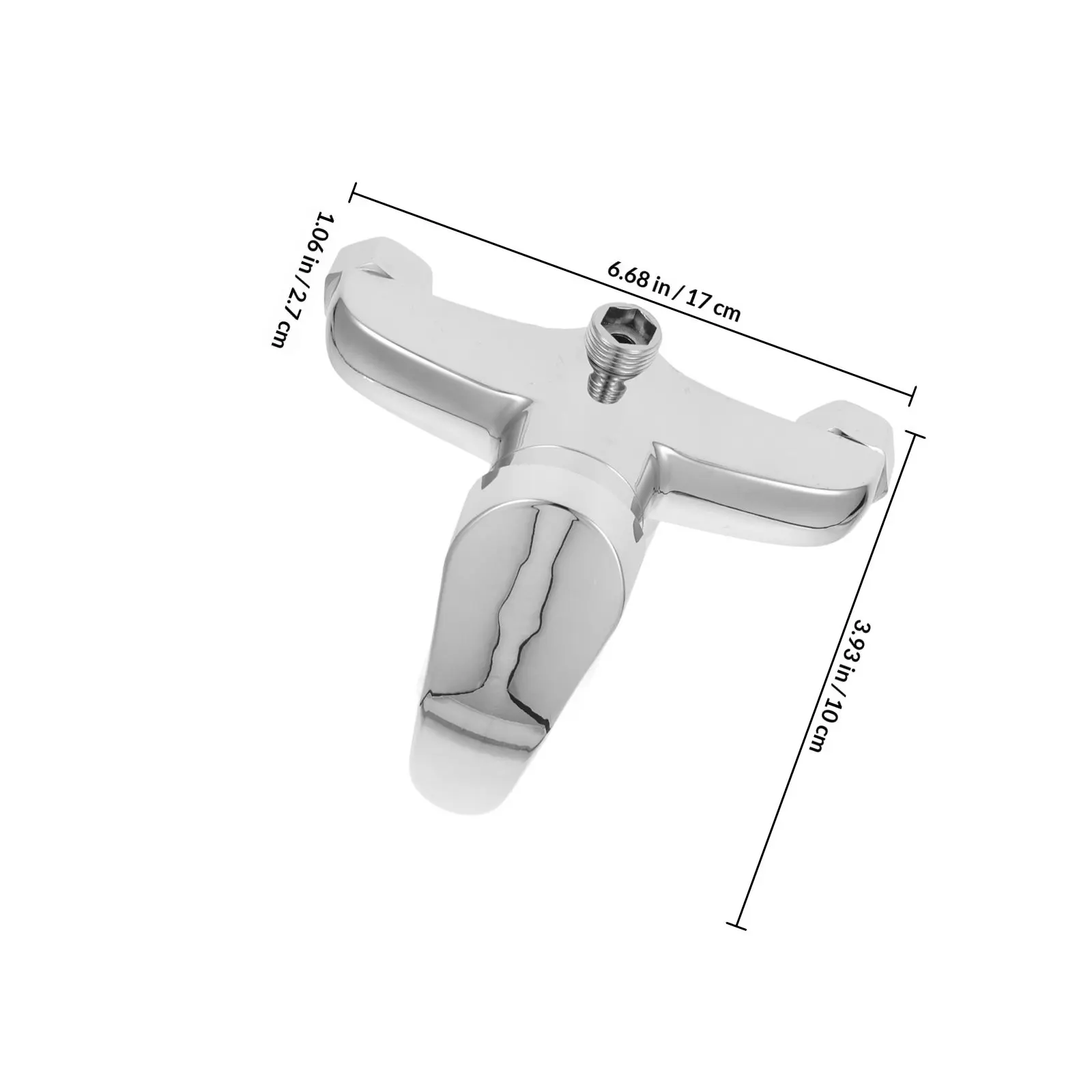 Solar Mixing Valve Shower Shut Off Regulator Household Bath Handle Water Control Durable Aluminum Alloy Single Lever for Home