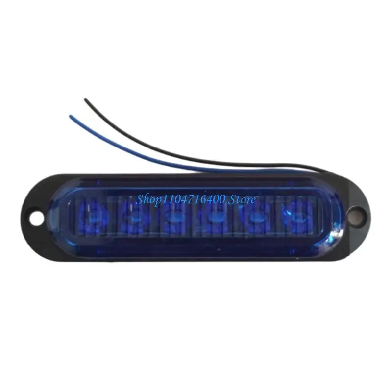 y1gd Energy Efficient 6 LED Boat Light Marine Navigation Lamps Two-Tone Waterproof Design For Night Cruising Safety 2x