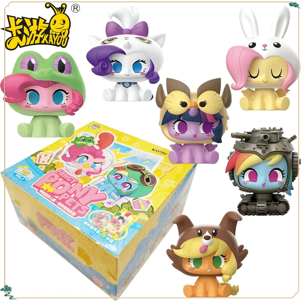 KAYOU حقيقية بلدي ليتل المهر انقر شخصيات صغيرة سلسلة صندوق أعمى الإبداعية الكرتون الديكور نموذج اللعب هدايا فريدة للأصدقاء #1