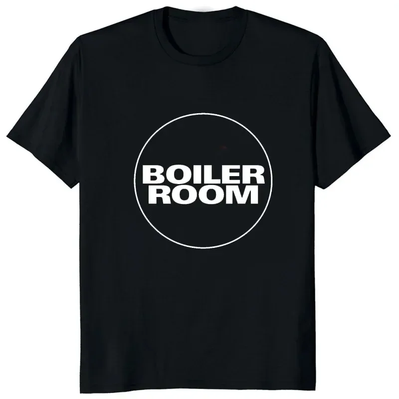 Boiler Room Dj Techno Boiler Letter Printed T-shirt Hip Hop Casual Fashion Man T Shirt Electronic Music Streetwear Women Tshirt