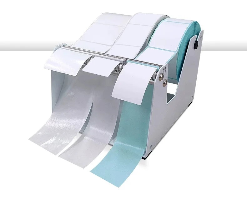 c120 Manual Label Peeler, Universal Self-Adhesive Thermal Paper Labels, Sealing, No Power Required, Multi-Row