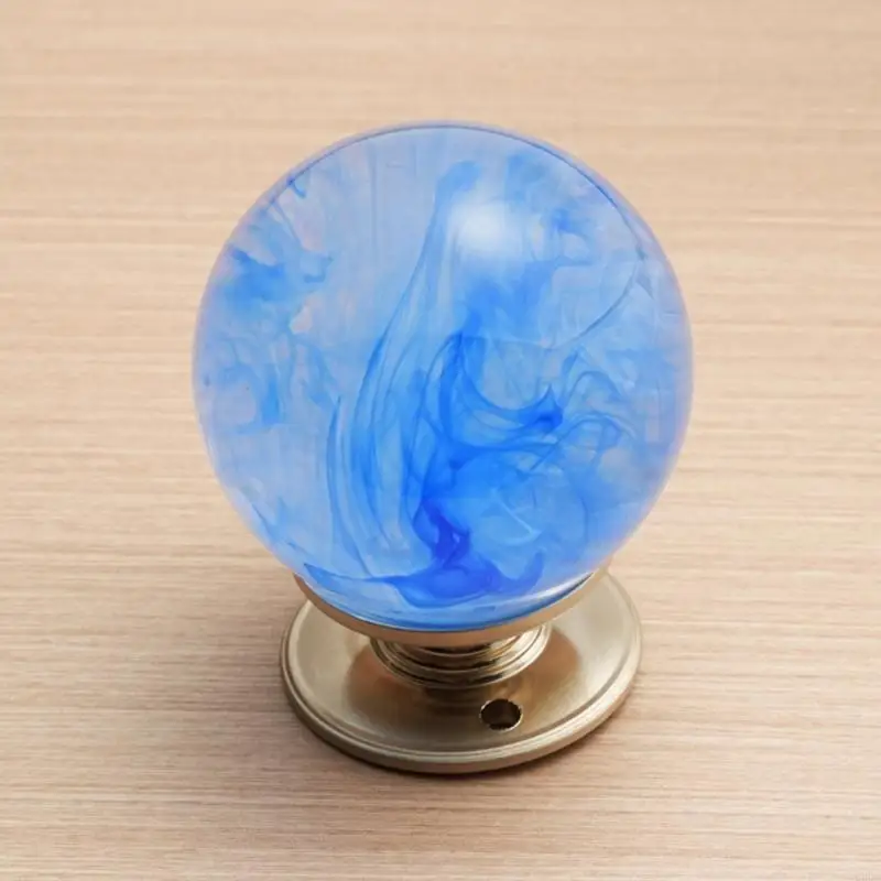  Stylish Cloud Crystal Ball Door Knob Enhances Modern Interior Aesthetics