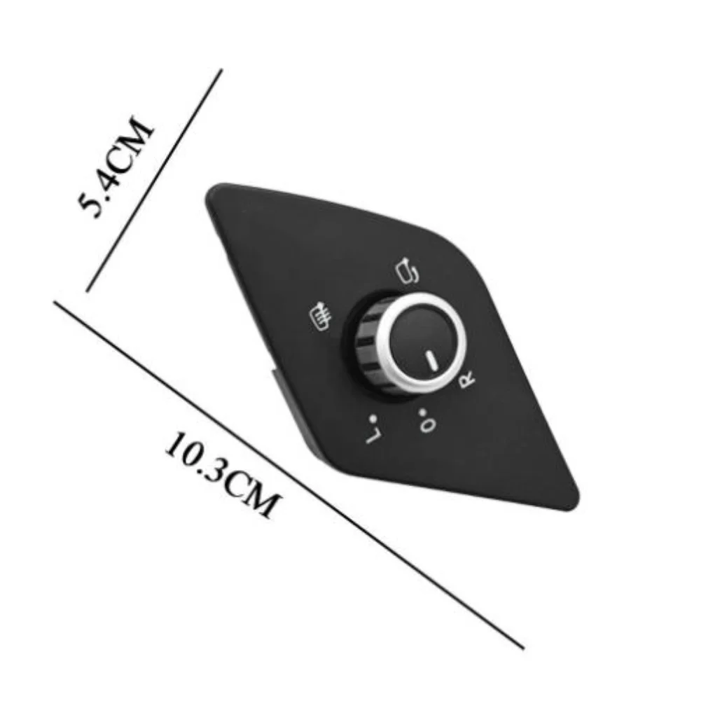 /Black /Side /Mirror Adjust Switch 5C7959565E With Heated Function Direct Replacement Rearview Mirror Control Knob For Jetta MK6