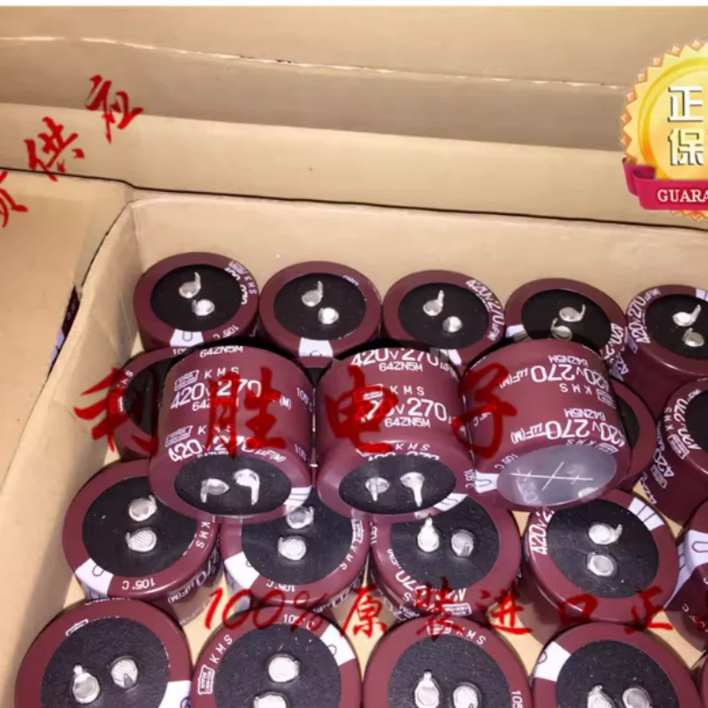 5PCS-30PCS 270UF Japanese Black Diamond electrolytic capacitor 420V270UF 35 * 25 KMS replaces 400V 450V