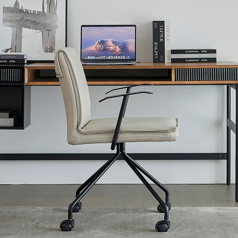 

Designer Home Chair Computer Office Minimalist Study Ergonomic Back Chair Single Modern Lounge Cadeira Escritorio Furniture